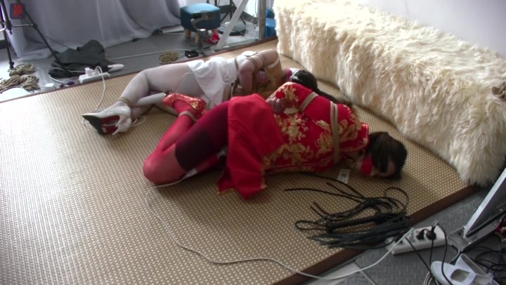 绳之韵 中西合璧俩新娘（第二集）红丝新娘、绣花鞋，白丝白婚纱，捆绑堵嘴，鞭打、TK. Preview 2
