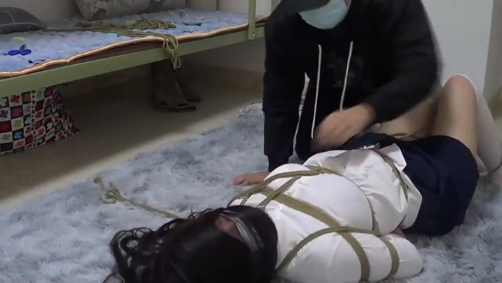 新月原创 00后小美女玉箫 极品白袜制服 标准日式超紧捆绑 驷马挣扎解缚不能 Preview 4