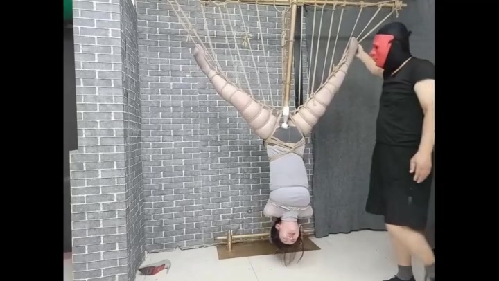 飞天原创 柔柔双绳直臂捆绑，多绳直臂倒吊加玩具，浑身颤抖瞬间进入gc Preview 4