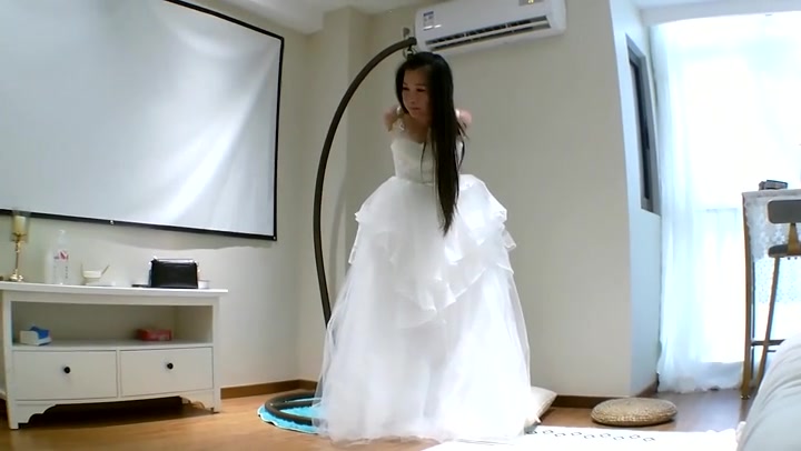 夜未央 私奴盈盈之最新的新娘 婚纱捆绑 Preview 4
