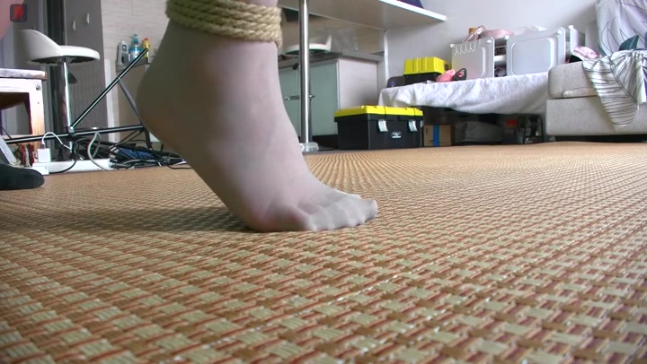 绳之韵 新人小九妹试镜，日式坐缚、蛇缚、口球，丝巾勒嘴，半吊，TK、捆绑 Preview 1