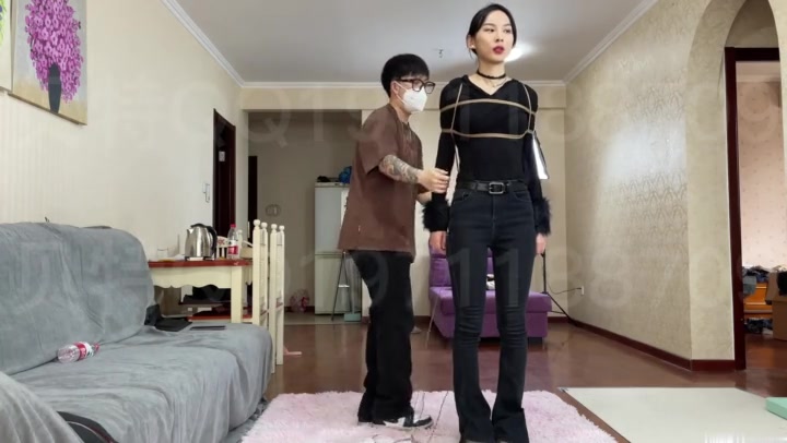 贝特绳艺 新模特小圆试镜 高冷玉洁脸 超高柔韧度 后手观音 Preview 1