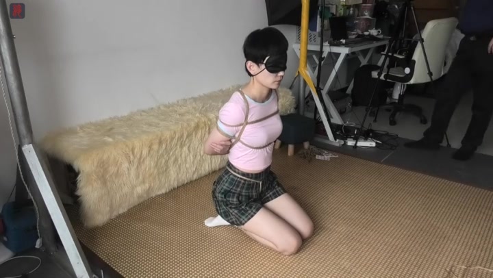 绳之韵 轻熟圣女紫萱试镜（第一集）JK白袜，口球驷马，人生第一棒 Preview 1