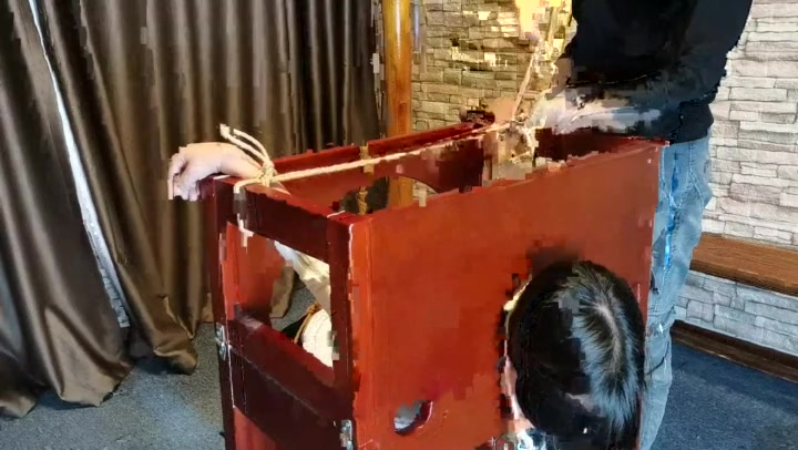 一绳所爱 熟女安安被罚跪固定折磨，长时间固定捆绑放置 Preview 3