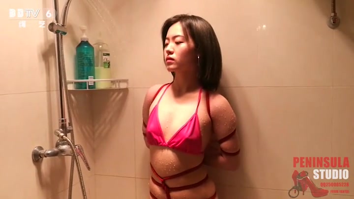 [半岛束艺台] 海语湿身的一天，红绳五花洗澡，丝丝入肉 Preview 1