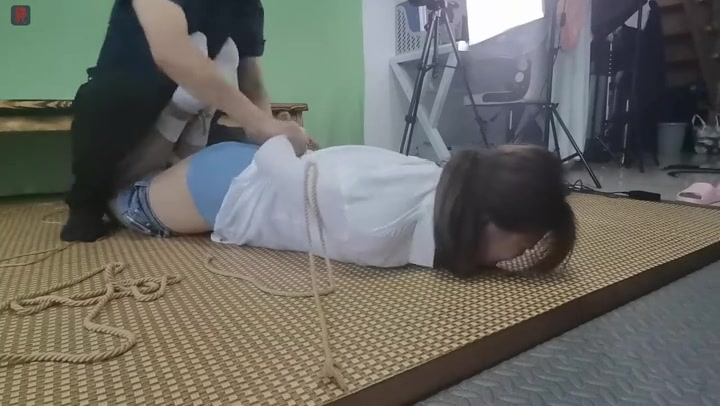 绳之韵 身高180“巨大”新人晴晴试镜（第二集）白袜、TK、脱袜挠脚心、驷马捆绑，亵玩TJ Preview 2