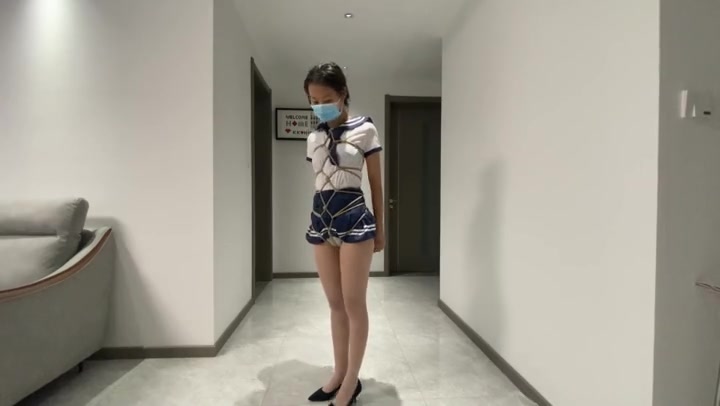 涵涵涵龟甲缚+欧式直臂 开档白丝 Preview 2
