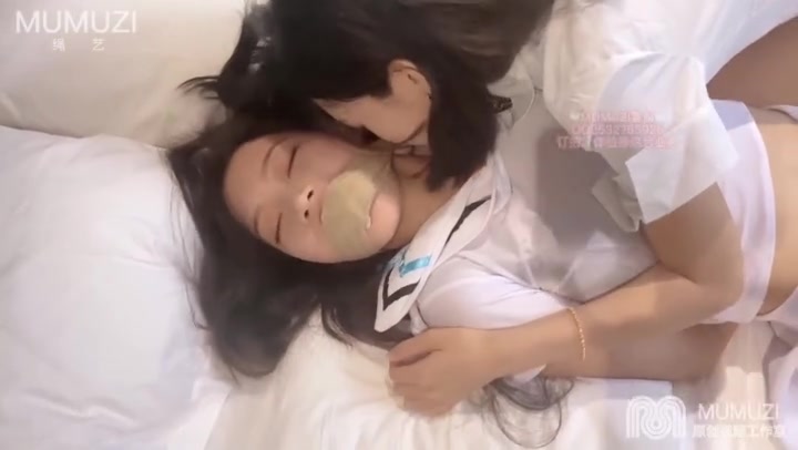 木木子原创 订拍学生与老师高颜值模特捆绑+肉丝堵嘴 Preview 4