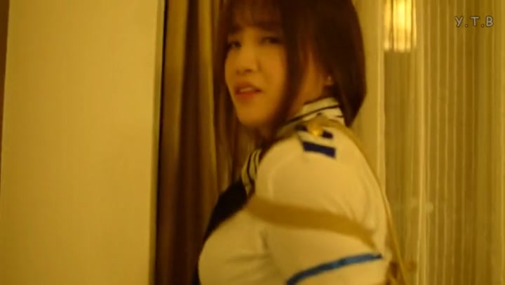 YTYC005 youtube 美女空姐的秘密-制服与内衣的紧缚，40分钟超长版 制服诱惑+欧式+驷马+龟甲+桃缚+丝袜+内衣诱惑 Preview 1