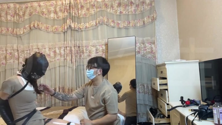 贝特绳艺 胁迫系列 掰腿 项圈 驷马 Preview 4