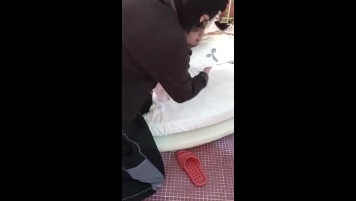 晚晚情趣旗袍绳艺吊绑 欧式后手极限驷马 Preview 4