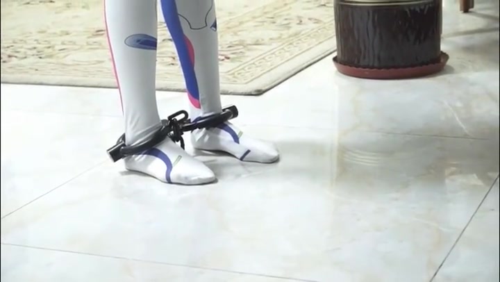 逍遥定制_韩懿 cosplay D.V.A 紧缚TK 02 镣铐行走 Preview 4