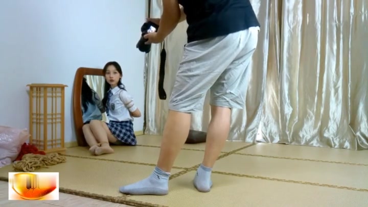 绳舞飞扬 融儿JK美少女，首部紧缚片发行！！！（定拍已经开始），融儿紧缚测试上部 Preview 1
