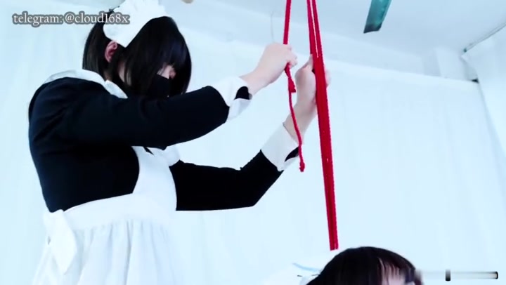 惩戒学园 女仆调教 白丝与白丝的对决 百合loli调教 女虐女 白丝踩踏 红绳吊缚 Preview 3