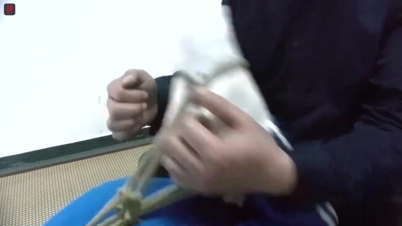 绳之韵 清纯校服妹子子晴试镜（下集）超紧的股绳、后观音驷马....... Preview 1