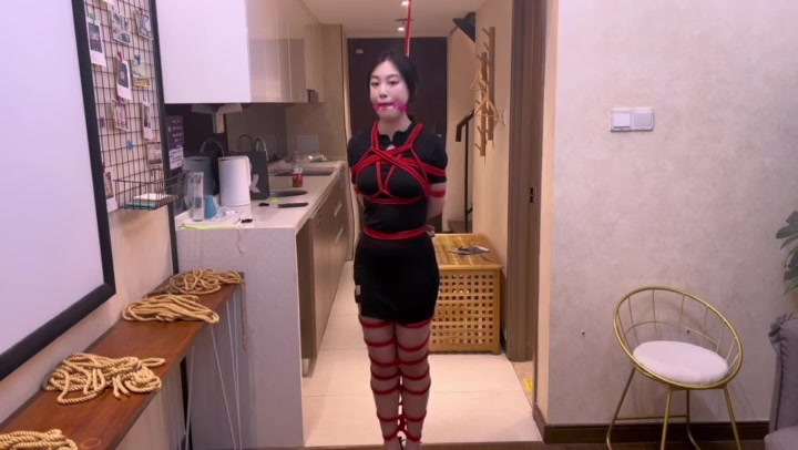 新模紧缚站立口球堵嘴 Preview 1