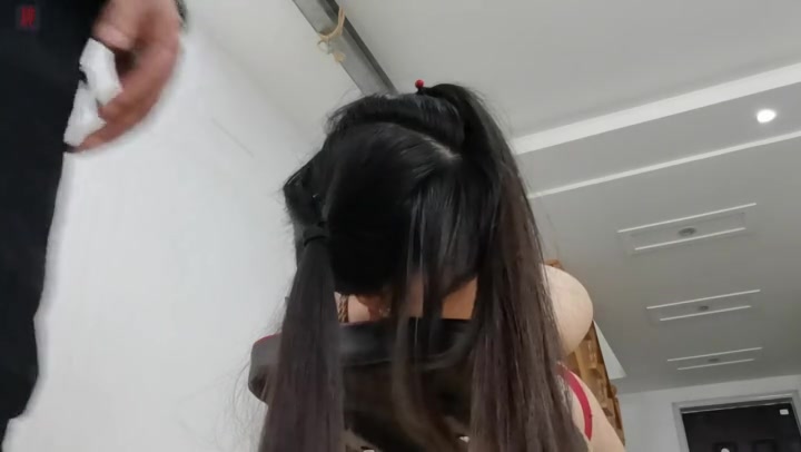 绳之韵 定拍小呆红内衣短丝驷马重口TJ游戏（下集）驷马捆绑禁锢 Preview 3