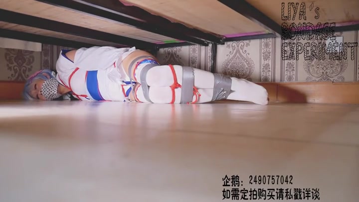 莉雅 被怪蜀黍抓住的萝莉 蕾姆(幼年) cosplay DID、白丝、胶带、紧缚、丝袜堵嘴 Preview 2