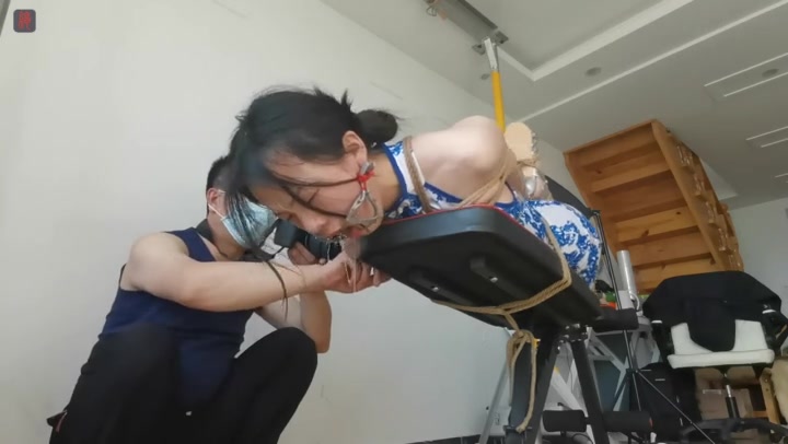 绳之韵 小软试镜（第三集）口水妞的驷马紧缚、开口器口水收集专辑 Preview 2