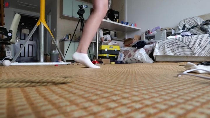 绳之韵 美脚女孩小诺报道第一拍（第二集）蒙眼封嘴片足吊，花样百出虐小脚 Preview 2