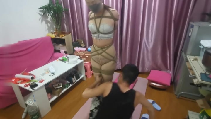 我的媳妇 第48弹、最使坏的一次（驷马、丝袜内内套头驷马放置、QZGC、） Preview 2