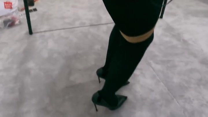 面具男 继续调教榨干绝美兔女郎伪娘！超敏感，叫声超好听（女声）！ k9 单手套高跟鞋玩具全开 Preview 4