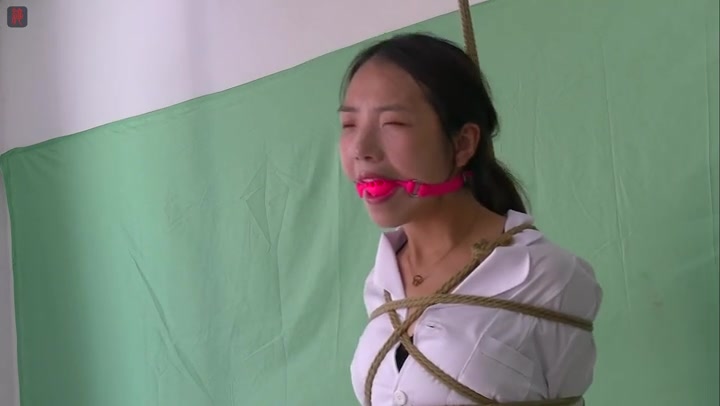 绳之韵 黑丝高跟女护士长腿萍儿试镜（第一集）直臂捆绑、半吊、口球，固定、拷打 Preview 3