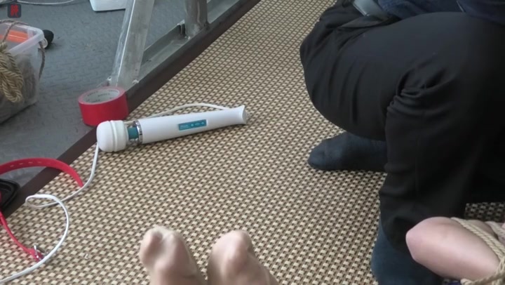 绳之韵 人妻阿莲试镜（下集）榻榻米上的驷马，肉丝赤脚，捆绑放置、TK测试. Preview 2