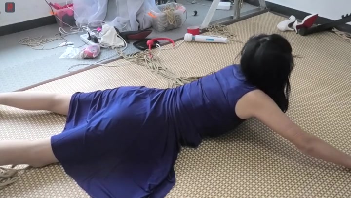 绳之韵 人妻阿莲试镜（下集）榻榻米上的驷马，肉丝赤脚，捆绑放置、TK测试. Preview 4