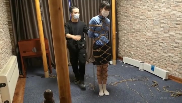 束缘阁 五四学生装 全身菱形吊缚 空中秋千 Preview 3