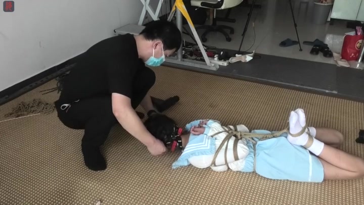 绳之韵 软新人小甜甜一次到位试镜（第二集）极限后观音、白袜驷马，白袜小脚TK、股绳固定棒 Preview 2