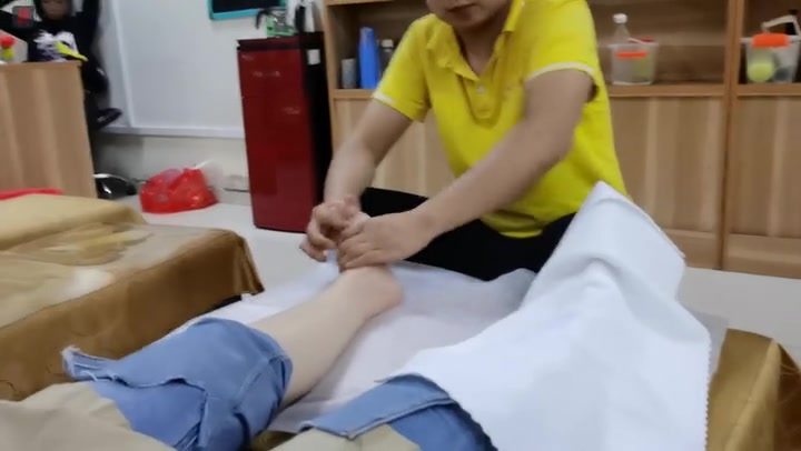 绳之韵 小九妹龟甲缚股绳外出（第三集）带她做个按摩、足疗放松一下. Preview 4