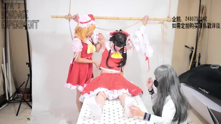 莉雅 定拍懒惰巫女固定TK 芙兰朵露X博丽灵梦 cosplay Preview 1