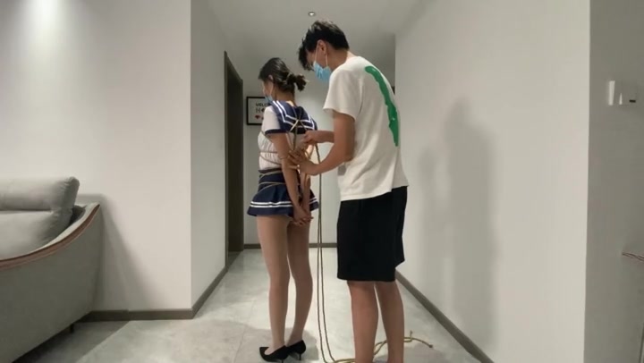 涵涵涵龟甲缚+欧式直臂 开档白丝 Preview 2