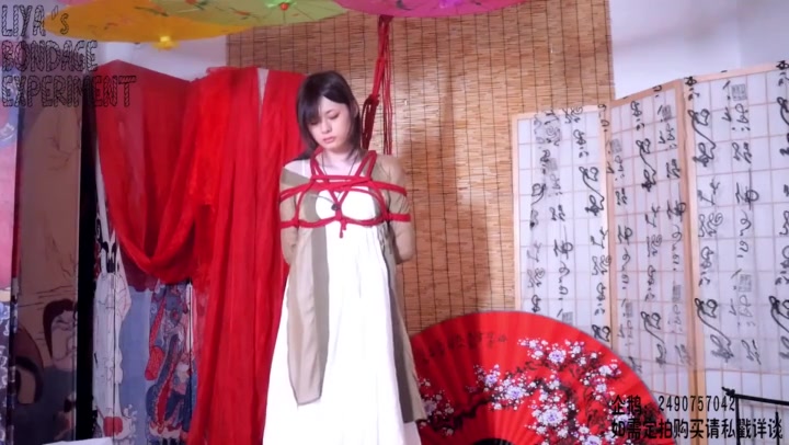 莉雅紧缚七夕特辑穿红线、着红绳 紧缚、单腿吊、SP、高强电击 Preview 2