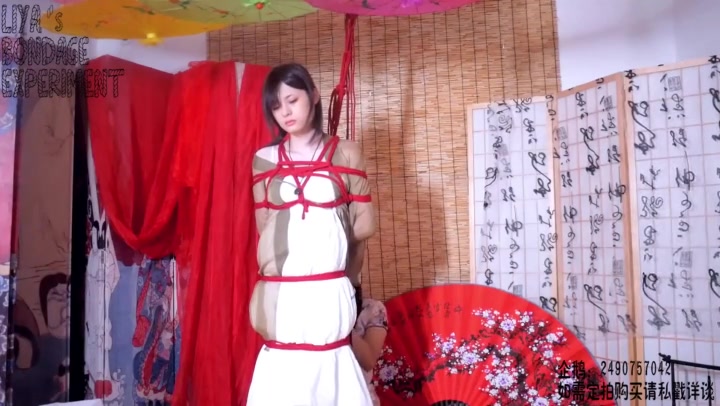 莉雅紧缚七夕特辑穿红线、着红绳 紧缚、单腿吊、SP、高强电击 Preview 3