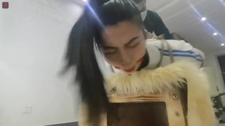 绳之韵 子晴绳艺打工纪（第一集）清纯靓丽女高生的痛苦初体验，极限后观音驷马 Preview 3