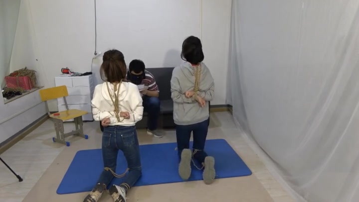 美束映画 定拍两个大美女甘然和阿荣，反扭，抓捕，反铐，画押，押解，五花大绑，赤脚，驷马挣扎等 Preview 2