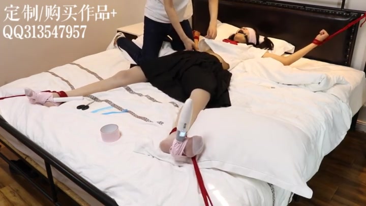 咕咕精 超绝望！学霸の大字捆绑痒刑地狱！360度无死角挠痒！ Preview 3