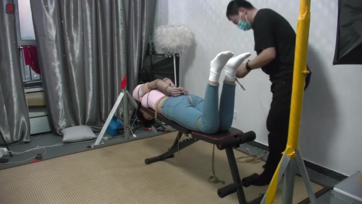 绳之韵 长腿女孩唐婉试镜（1-2合并版）白袜长腿小蛮腰，极限半吊驷马，口水收集 Preview 1