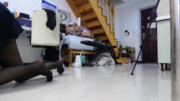 绳之韵 可儿黑丝JK少女犬属性训练课之最美搬运工（上集） Preview 4