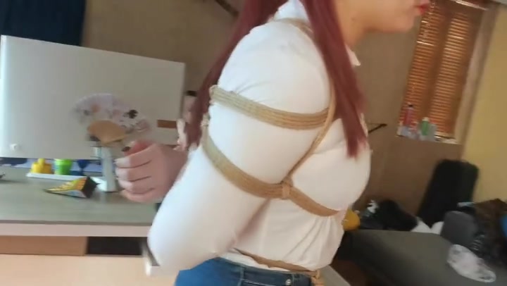 一绳所爱 喜欢绳艺的女孩来店里体验捆绑 Preview 3