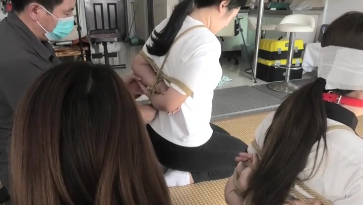 绳之韵 羽灵、小胖妞雨桐、小九（客串片场助理）带着闺蜜来试镜，还亲自陪绑 Preview 3