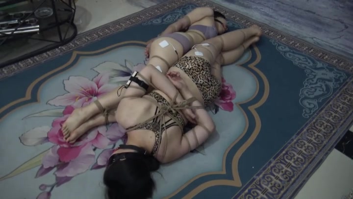 胜景影视 双女M被女主人堵嘴蒙眼捆绑电击 Preview 4
