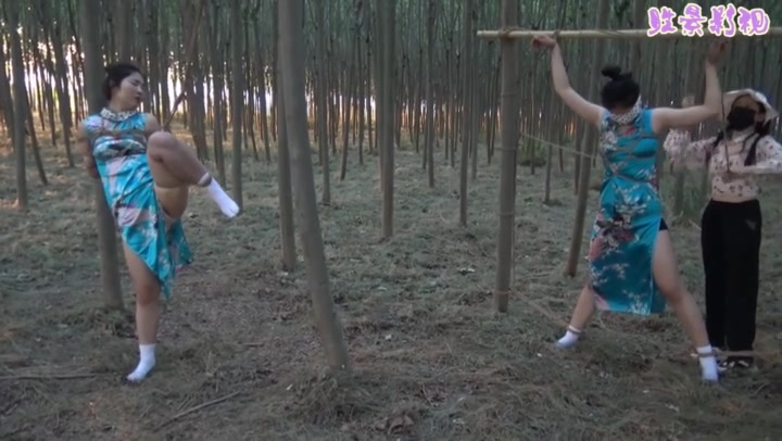 胜景影视 旗袍双M树林吊缚 Preview 3