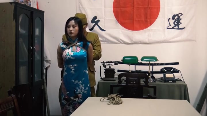 胜景影视 定拍陷落魔窟（第二部）中 女战士潜入司令部，设计擒下女鬼子 Preview 1