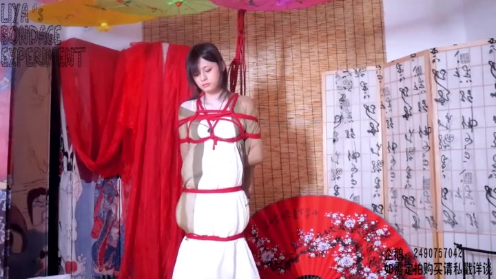 莉雅 七夕特辑穿红线、着红绳 紧缚、单腿吊、SP、高强电击 Preview 4