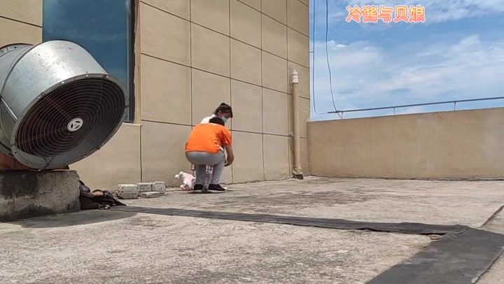 天台轮滑美少女的镣铐捆绑调教 Preview 1