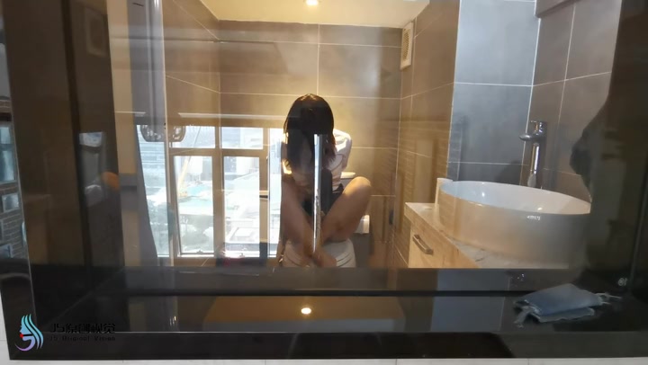JS原创 卫生间的秘密 OL装 肉丝 鞋子捂嘴 TK 凌熙 Preview 4