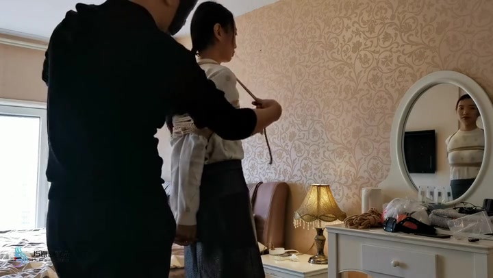 JS原创 新人媛媛试镜 超紧直臂 不错的柔韧度 JYJ口塞 Preview 1
